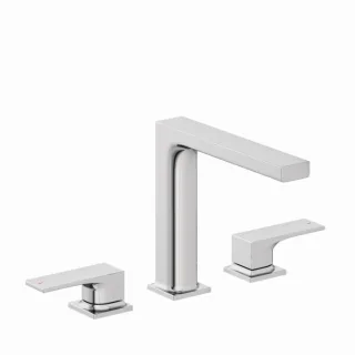 Kludi DECUS 3-Loch Waschtischmischer 543930575 mit Push-Open Ventil chrom