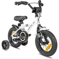 PROMETHEUS BICYCLES Kinderfahrrad HAWK 12 Zoll ab 3 Jahre, 1 Gang, Junge Mädchen Fahrrad Kinder mit Rücktrittbremse Stützräder