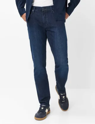 Brax Herren Jeans Style CHUCK DARK BLUE USED, denim dunkelblau, Gr. 44/34