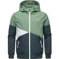 Ragwear Outdoorjacke Renad Ultraleichte wasserdichte Herren Übergangsjacke mit Kapuze