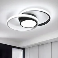 Riserva LED Deckenleuchte Runde LED Deckenleuchte 42W 4700LM Kaltweiß 40cm Modern Wohnzimmer, LED wechselbar