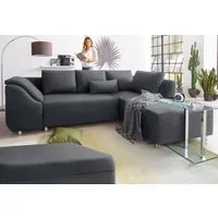 COLLECTION AB Ecksofa Sally L-Form, B: 256 cm, 1 Zierkissen, optional Bettfunktion & Bettkasten