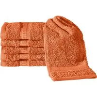 REDBEST Gästehandtuch Gästetuch "Chicago" 6er-Pack, Frottier, Walk-Frottier Uni