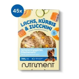 Nutriment Frischemenü Lachs, Kürbis & Zucchini 45x400 g