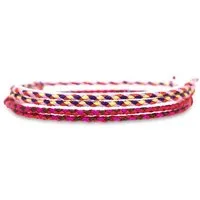 Made by Nami Fußketten Set Surfer Fußband 2er Set Boho Fußkettchen Baumwolle Damen & Mädchen (Set, 2), Unisex Verstellbar Wasserfest Geflochten