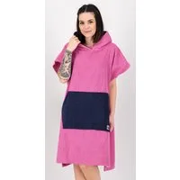 DEPROC Active Badeponcho PONCHINO HALIFAX WOMEN Umziehhilfe Strandponcho, Kapuze, ohne, Innenliegende Tasche zum Umziehen