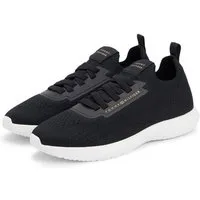 Tommy Hilfiger TH KNIT EXTRALIGHT RUNNER Slip-On Sneaker Freizeitschuh, Halbschuh, Slipper mit elastischen Schnürsenkeln