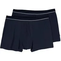CECEBA Boxershorts Ceceba Bambus Pants 2er-Pack Übergröße dunkelblau (Spar-Pack, 2-St., 2er-Pack)