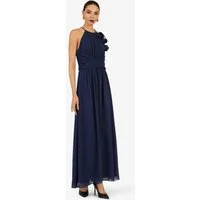 Kraimod Abendkleid mit Rosenapplikationen