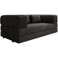 Luxusbetten24 Sofa Designer Sofa Lazy 3 Sitzer, mit Aufklappfunktion und Cordbezug