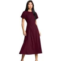 LIPSY Midikleid Lipsy Midikleid mit seitlichem Knoten, Regular (1-tlg)