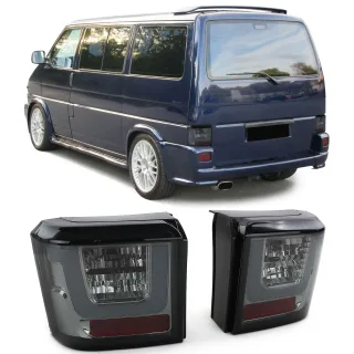 Original LED LIGHTBAR Rückleuchten Heckleuchten in Schwarz für VW T4 IV ab 1990-2003