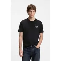 HUGO T-Shirt Nesptee Rundhalsausschnitt, Regular Fit, reine Baumwolle