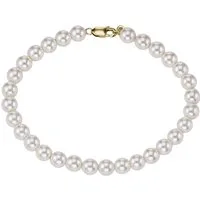 Firetti Perlenarmband Schmuck Geschenk Silber 925 Armschmuck Armband Armkette, mit Perle (synth)
