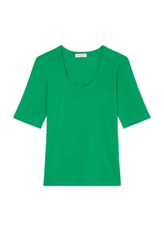 Marc OPolo Casual - T-Shirt Slim grün - Gr. - S
