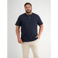 LERROS T-Shirt T-Shirt mit Rundhalsausschnitt, grosse Größen Herren T-Shirt Übergröße, 100% Baumwolle, Einfarbig, Kurzarm