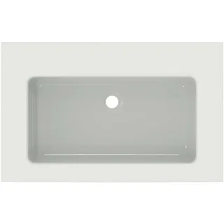 Ideal Standard Extra Waschtisch T436501 ohne Hahnloch, mit Überlauf, 810 x 510 x 150 mm, weiß