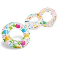 Intex Schwimmreifen Schwimmreifen Lively Print Ø 51cm 3-6 Jahre zufällige Auswahl 59230NP