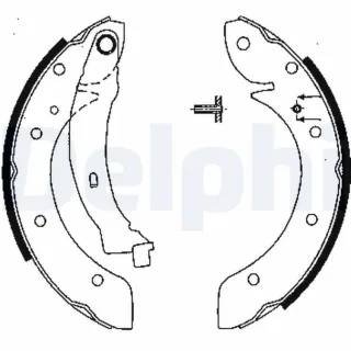 Delphi Bremsbacken hinten Renault Espace Megane Sc?nic