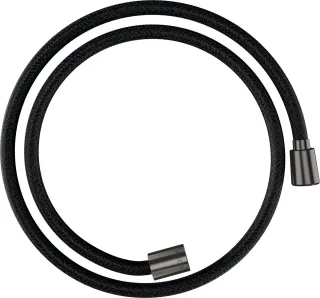 Hansgrohe Textilbrauseschlauch Axor 1250mm mit konischer/zylindrischer Mutter, brushed black chrome, 28227340