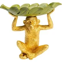 Kare Design Dekoschale Deko Schale Banana Leaf 14x24cm
