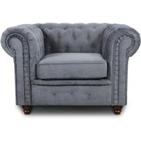 Sofnet Ohrensessel Asti 1, Chesterfield Sessel, Sofagarnitur, Glamour Couch
