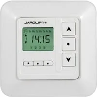 jarolift Rollladen-Funksteuerung Funk-Wandsender TDRC, 4-Kanal Timer TDRCT 04W, für Rollläden & MarkisenRollläden & Markisen, 1-tlg., 1 Stück, Mehrkanalsteuerung, Magnetisch herausnehmbar