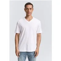 TOM TAILOR T-Shirt T-Shirt (im 2er Pack) T-Shirts mit V-Ausschnitt im 2er-Pack