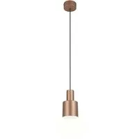 TRIO Leuchten Pendelleuchte AGUDO, Hängelampe 1-flammig, exkl 1xE27 max 10W, höhenverstellbar, Leuchtmittel wechselbar, warmweiß - kaltweiß, Hängelampe Ø 12cm, bis max 150cm Abhängung, Küche Esszimmer Wohnzimmer