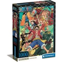 Clementoni® Puzzle Animé Collection Compact One Piece, 1000 Puzzleteile, Made in Europe