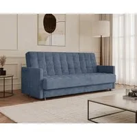 MOEBLO Schlafsofa TINA, 3-Sitzer Schlafsofa mit Bettkasten, Click-Clack-Funktion, Bonellfederung und Lincoln-Cordstoff, Couch Polstermöbel Sitzmöbel Wohnzimmermöbel, (BxHxT): 211 x 90 x 97 cm