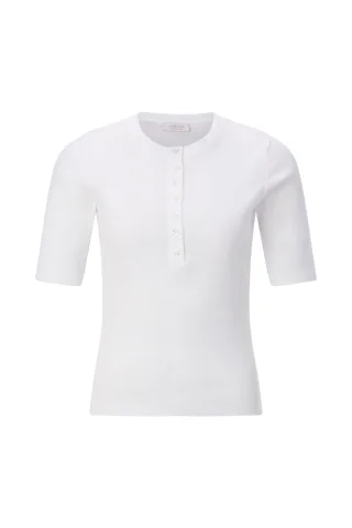 Rich & Royal - Henley Shirt white - Gr. - XS