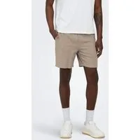 ONLY & SONS Shorts ONSTEL LINEN LATHAM 0257 SHORTS Viskose/Leinen, gerade geschnitten