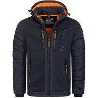 Geographical Norway Steppjacke Winter Jacke Parka Steppjacke Kapuzenjacke Outdoorjacke Warm gesteppt