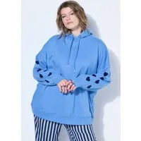 Studio Untold Sweatshirt Hoodie oversized Sweat Kapuze Ärmel-Hearts