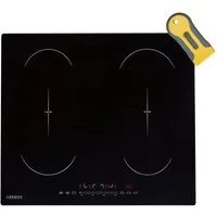 Arebos Flex-Induktions-Kochfeld 7200 W, 4 Kochfelder 2 Flexzonen, 59 cm, Autark AR-HE-IDFR, mit Sensor Touch, Timer, Kindersicherung & Überhitzungsschutz