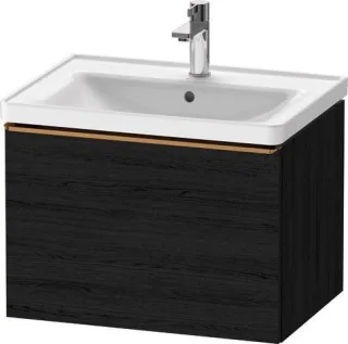 Duravit D-Neo Waschtischunterbau wandhängend Eiche Schwarz Matt 634x452x440 mm - DE4254004160000 DE4254004160000