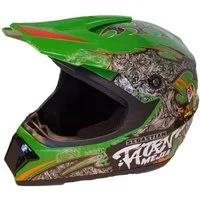 FunSport-Factory Motocrosshelm Mejia Kinder Crosshelm Motocross Helm Kinder Motorradhelm Offroad Grün