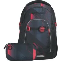 coocazoo Schulrucksack coocazoo Schulrucksack-Set MATE FC Bayern, Stern des Südens, 2-tlg.