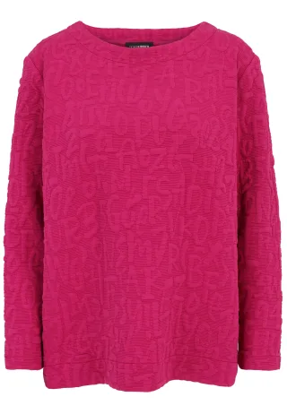 Doris Streich - Shirt magenta - Gr. - 46