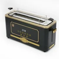 Kaiser Küchengeräte Toaster T 4000 Em Retro-Toaster, 6 verschiedene Toaststufen, Retro-Toaster, 6 verschiedene Toaststufen für beste Ergebnisse
