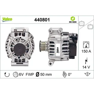 Valeo Generator  150A Citroen Mini Peugeot 440801
