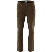 OS Trachten Outdoorhose Spefu lang, schmal zulaufend, Hirschhornoptik-Knopf, 5 Taschen, Lederimitat