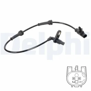 Delphi ABS-Sensor hinten rechts Nissan Micra Note