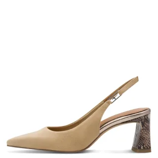 Tamaris - Pumps mit Riemchen beige - Gr. - 37