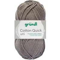 Gründl 50 Gramm Gründl Cotton Quick Uni Farbauswahl Häkelwolle