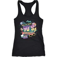 MoonWorks Tanktop Damen Tanktop Das ist mein 90s Kostüm 90er Neunziger Fasching Karneval Mottoparty Racerback Moonworks®