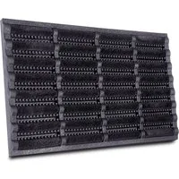 HANSE Home Fußmatte Schmutzfangmatte Brushes Mat, Türmatte, rechteckig, Höhe: 25 mm, Kokos, Gummi, Schmutzfangmatte, Outdoor, Rutschfest, Innen, Kokosmatte