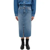 MUSTANG Jeansrock EUREKA Denim mit einem Gehschlitz