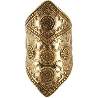 Guru-Shop Fingerring Langer Modeschmuck Ring onesize, Vintage Design..